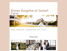 Tablet Screenshot of kinneybungalow.com